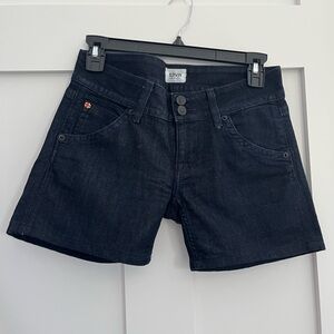 Hudson Jeans Dark Blue Denim Shorts